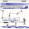 the album cover for Del The Funky Homosapien - Future Development [Metallic Blue]