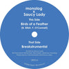 the album cover for Monolog & Saucy Lady - Birds Of A Feather