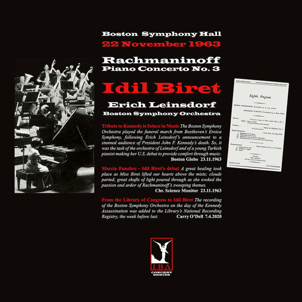 the album cover for Idil Biret - Rachmaninoff: Pno Con No. 3