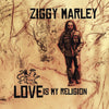 the album cover for Ziggy Marley - Love Is My Religion [Colored Vinyl] [Limited Edition] (Red) (Aniv)