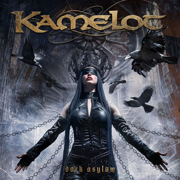 the album cover for Kamelot - Dark Asylum [Black]