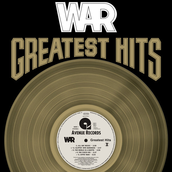 the album cover for War - Greatest Hits (brick & Mortar Exclusive)
