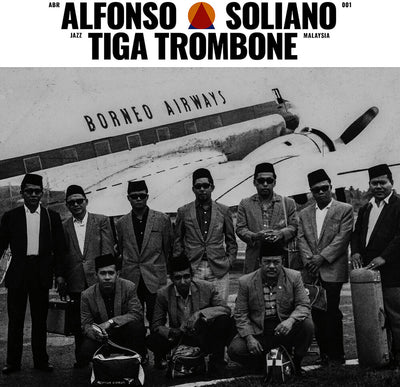 the album cover for Alfonso Soliano - Tiga Trombone