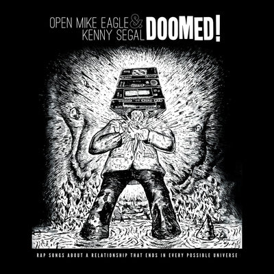 the album cover for Open Mike Eagle / Segal, Kenny - Doomed!