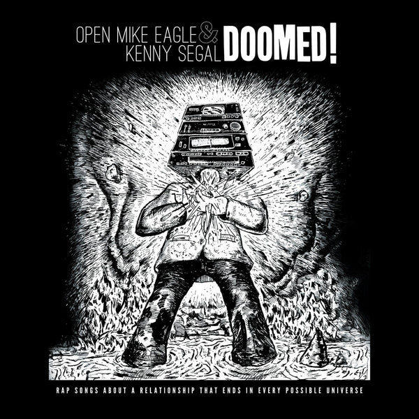 the album cover for Open Mike Eagle / Segal, Kenny - Doomed!