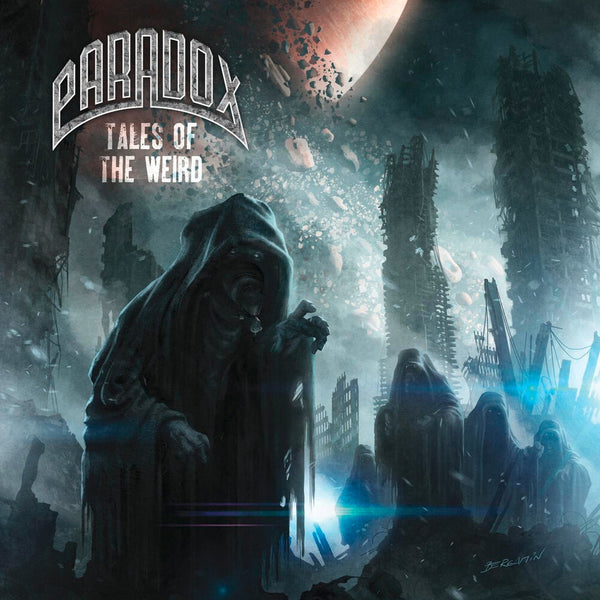 the album cover for Paradox - Tales of the Weird (splatter Trans Blue/purple/turqoise Vinyl)