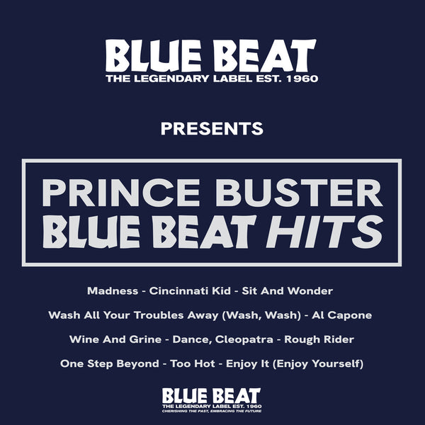 the album cover for Prince Buster - Blue Beat Hits