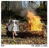 the album cover for Pup - Dream Is Over - Clear W/ Red & Orange Swirl [Clear Vinyl]