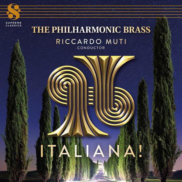 the album cover for Philharmonic Brass - Italiana!