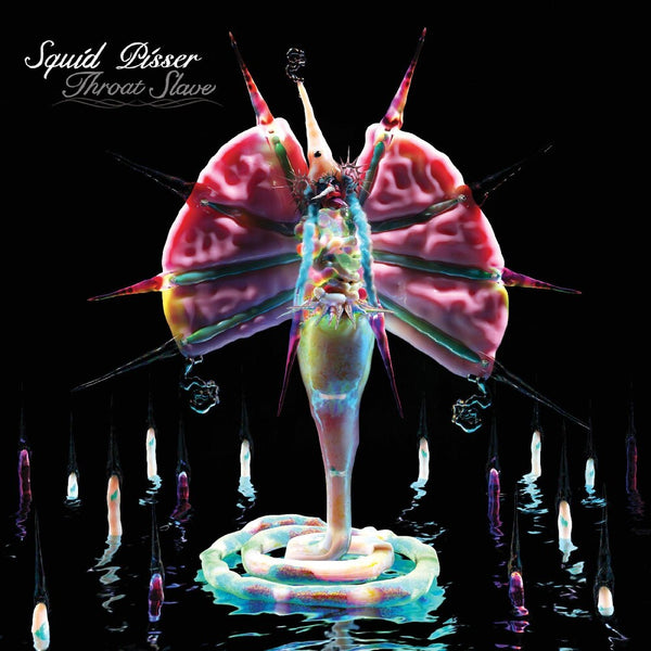 the album cover for Squid Pisser - Throat Slave - Irradiated Pink [Colored Vinyl] (Pnk)