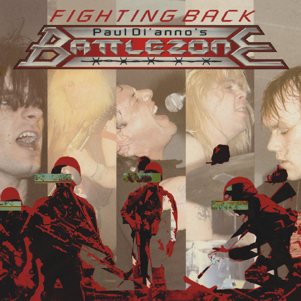 the album cover for Paul Di'anno  / Battlezone - Fighting Back