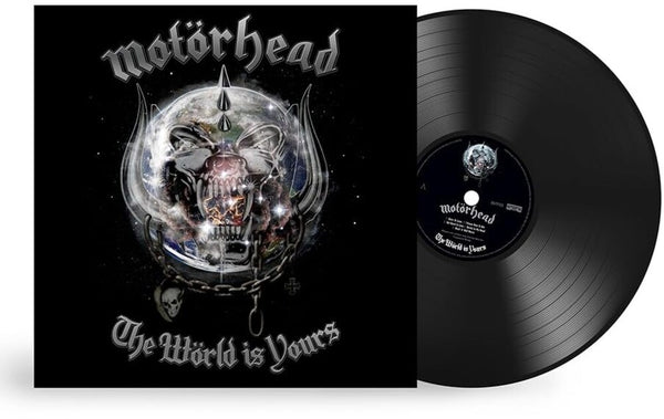 the album cover for Motörhead - The World Is Yours