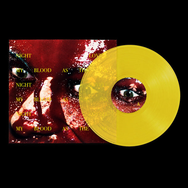 the album cover for Night Lovell - My Blood As The Ink [Translucent Yellow]