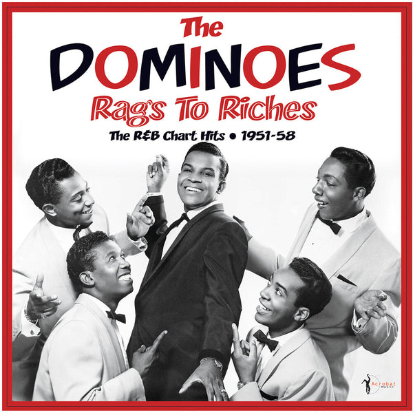 the album cover for Billy Ward  & The Dominoes - Rags To Riches: The R&B Chart Hits 1951-58