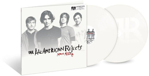the album cover for All-American Rejects - Move Along [Colored Vinyl] [Deluxe] [Limited Edition] (Wht)