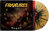 the album cover for Fraxures - Hexes [Black/Gold Splatter]