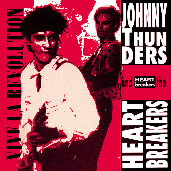 the album cover for Johnny Thunders  & The Heartbreakers - Vive La Revolution: Live In Paris 1977 [Colored Vinyl]