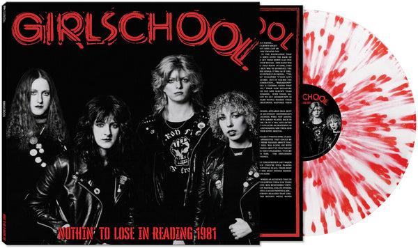 the album cover for Girlschool - Nothin' To Lose in Reading 1981