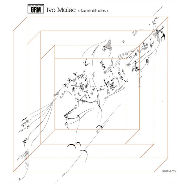 the album cover for Ivo Malec - Luminetudes