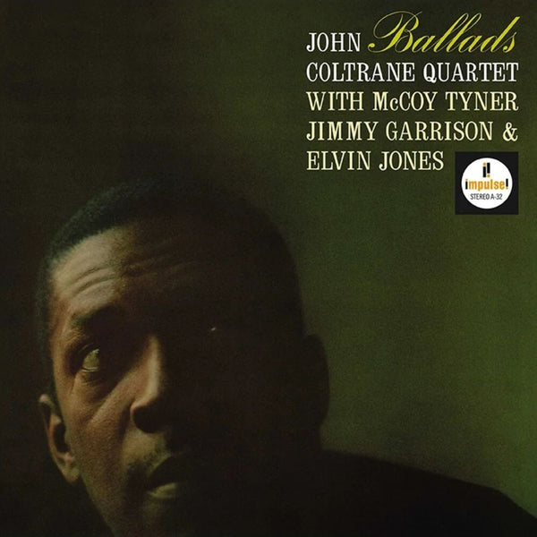 the album cover for John Coltrane - Ballads (Verve Essential Vinyl Series)