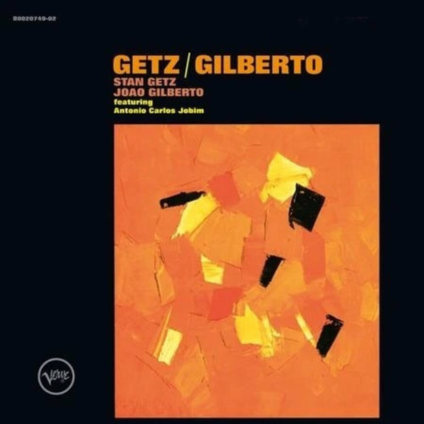 the album cover for Stan Getz  / Gilberto,Joao - Getz / Gilberto (Verve Essential Vinyl Series)