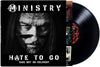 the album cover for Ministry - Hate To Go - Take Out Or Delivery [Black]