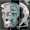 the album cover for Knocked Loose - Laugh Tracks [Colored Vinyl]