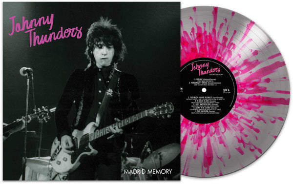 the album cover for Johnny Thunders - Madrid Memory [Splatter]