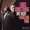 the album cover for Louis Armstrong - One Night In Highland Park: Live!