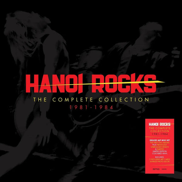 the album cover for Hanoi Rocks - Complete Collection (1981-1984) (Box) [Colored Vinyl]