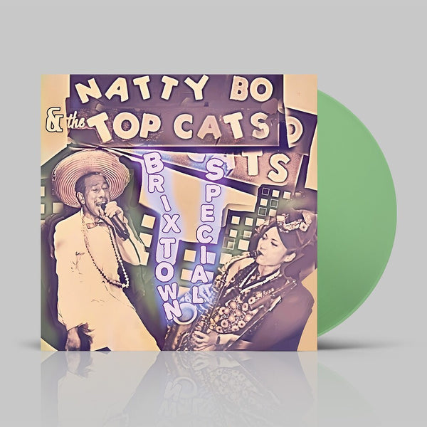the album cover for Natty Bo & The Top Cats - Brixtown Special [Clear Vinyl] (Grn)
