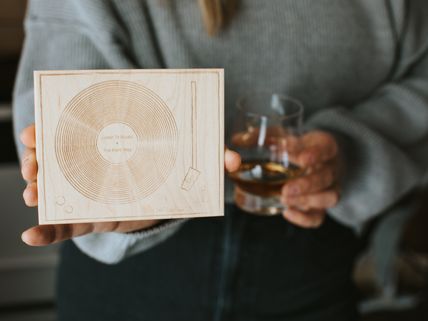 Turntable Coasters - Pale Blue Dot Records
