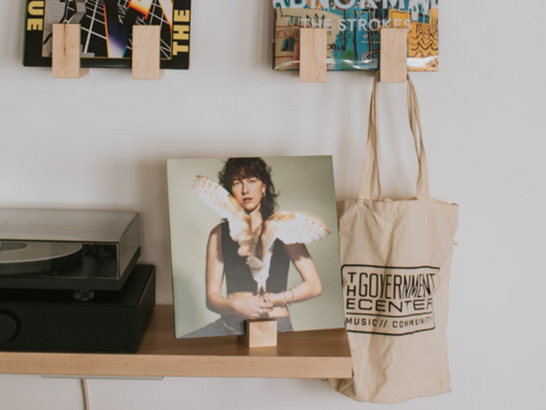 Tabletop Record Stand - Pale Blue Dot Records