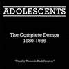 the album cover for Adolescents - Complete Demos 1980-1986