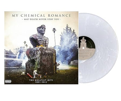 My Chemical Romance - May Death Never Stop You (Limited Edition Clear w/ Opaque White Swirl Colored Vinyl)