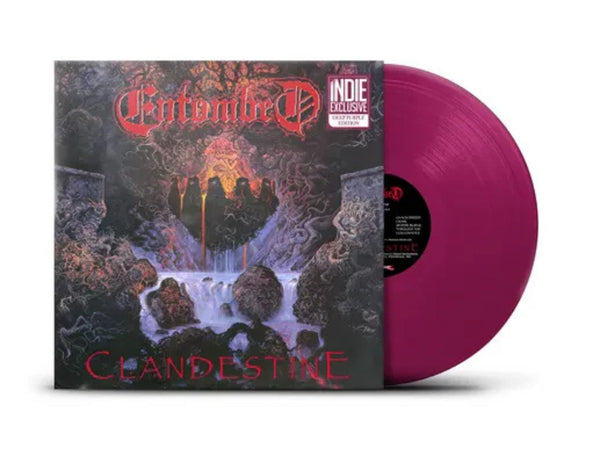 Entombed - Clandestine (Limited Edition Purple Colored Vinyl) - Pale Blue Dot Records