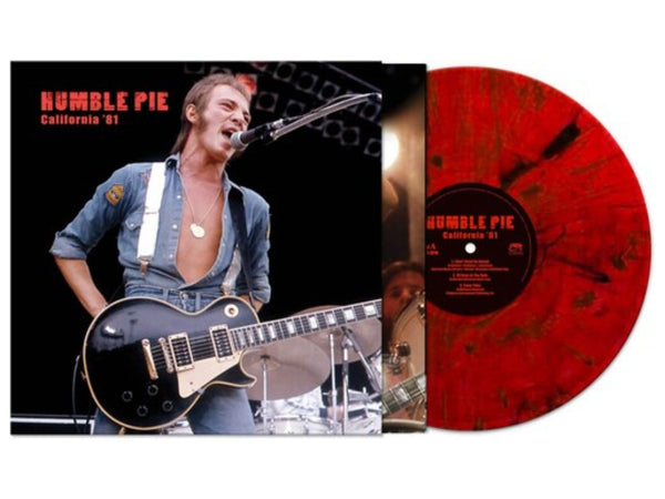 Humble Pie - California '81 (Red Marble Colored Vinyl) - Pale Blue Dot Records