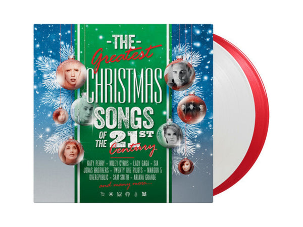 Greatest Christmas Songs Of 21st Century (Limited 180-Gram Red & White Colored Vinyl) - Pale Blue Dot Records