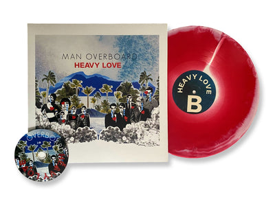 Man Overboard – Heavy Love (Limited Edition Red/White Swirl Colored Vinyl)