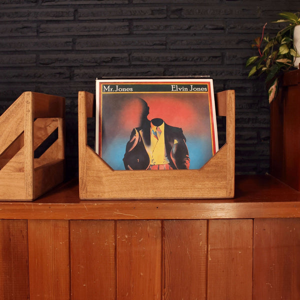 The Cube : 12" Vinyl Storage Crate - Pale Blue Dot Records