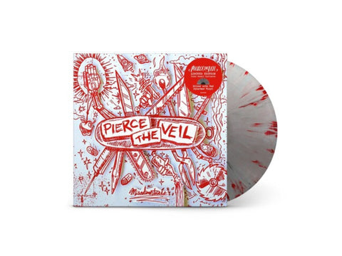 Pierce the Veil - Misadventures (Limited Edition Silver w/ Red Splatter Colored Vinyl)