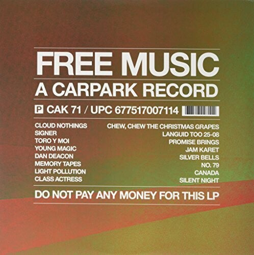 Free Music: Carpark Record Holiday Sampler (Promo) (Indie Exclusive Vinyl) - Pale Blue Dot Records