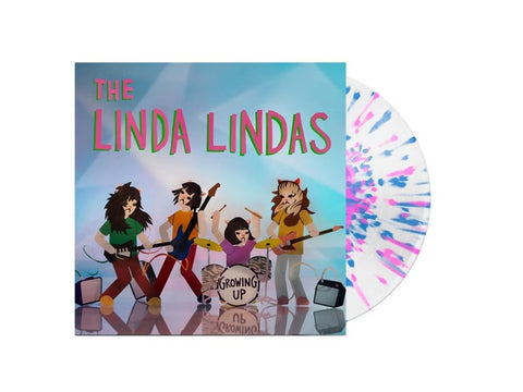 The Linda Lindas - Growing Up (Clear w/ Blue & Pink Splatter Colored Vinyl)