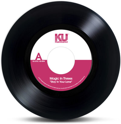 Magic In Threes - Stay In Your Lane / Measly Place (Indie Exclusive Vinyl) - Pale Blue Dot Records