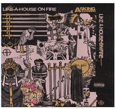 Asking Alexandria - Like A House On Fire (Indie Exclusive Vinyl) - Pale Blue Dot Records