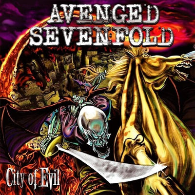 Avenged Sevenfold - City of Evil (Transparent Red Vinyl) (Indie Exclusive Vinyl) - Pale Blue Dot Records