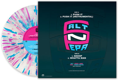 Salt-N-Pepa - Push It (Pink, Blue, & White Splatter Colored Vinyl) - Pale Blue Dot Records