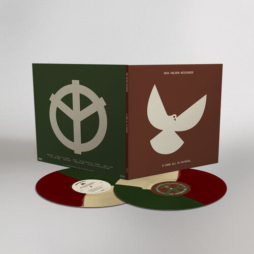 Hiss Golden Messenger - O Come All Ye Faithful (IEX) (Bone Green Red Vinyl) (Tri-Color Segment Vinyl) (Indie Exclusive Vinyl) - Pale Blue Dot Records