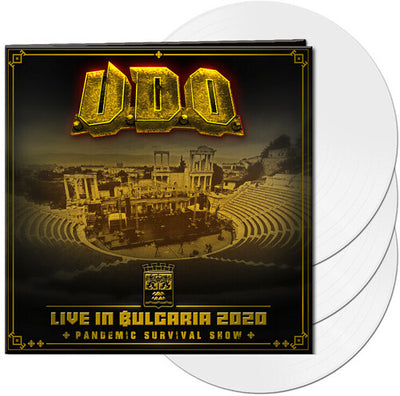 U.D.O. - Live in Bulgaria 2020 - Pandemic Survival Show (IEX) (White) (Indie Exclusive Vinyl)