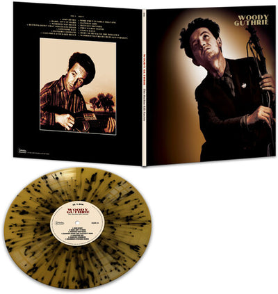Woody Guthrie - This Machine Kills Fascists - Gold/black Splatter (Vinyl LP)